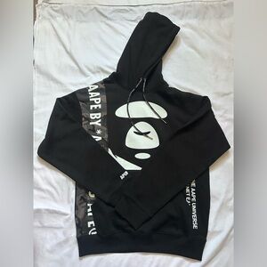 Aape Black Graphic Hoodie